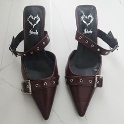 Womens Pointed-Toe Slingback SHEIN Shoes SIZE 37 (US size 6.5)