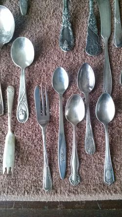 Silver Plate demi tas spoons