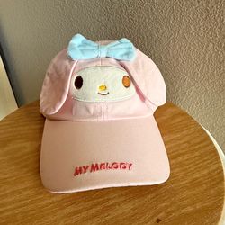 NEW Sanrio My Melody Baseball Cap Sanrio My Melody Pink Baseball Cap Hat with Ears
