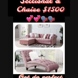 Sectional & Chaise NEW FREE RUG  $1500