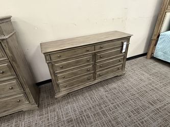 8 Drawer Dresser - Weathered Gray | Chest Of Drawers | Bureau