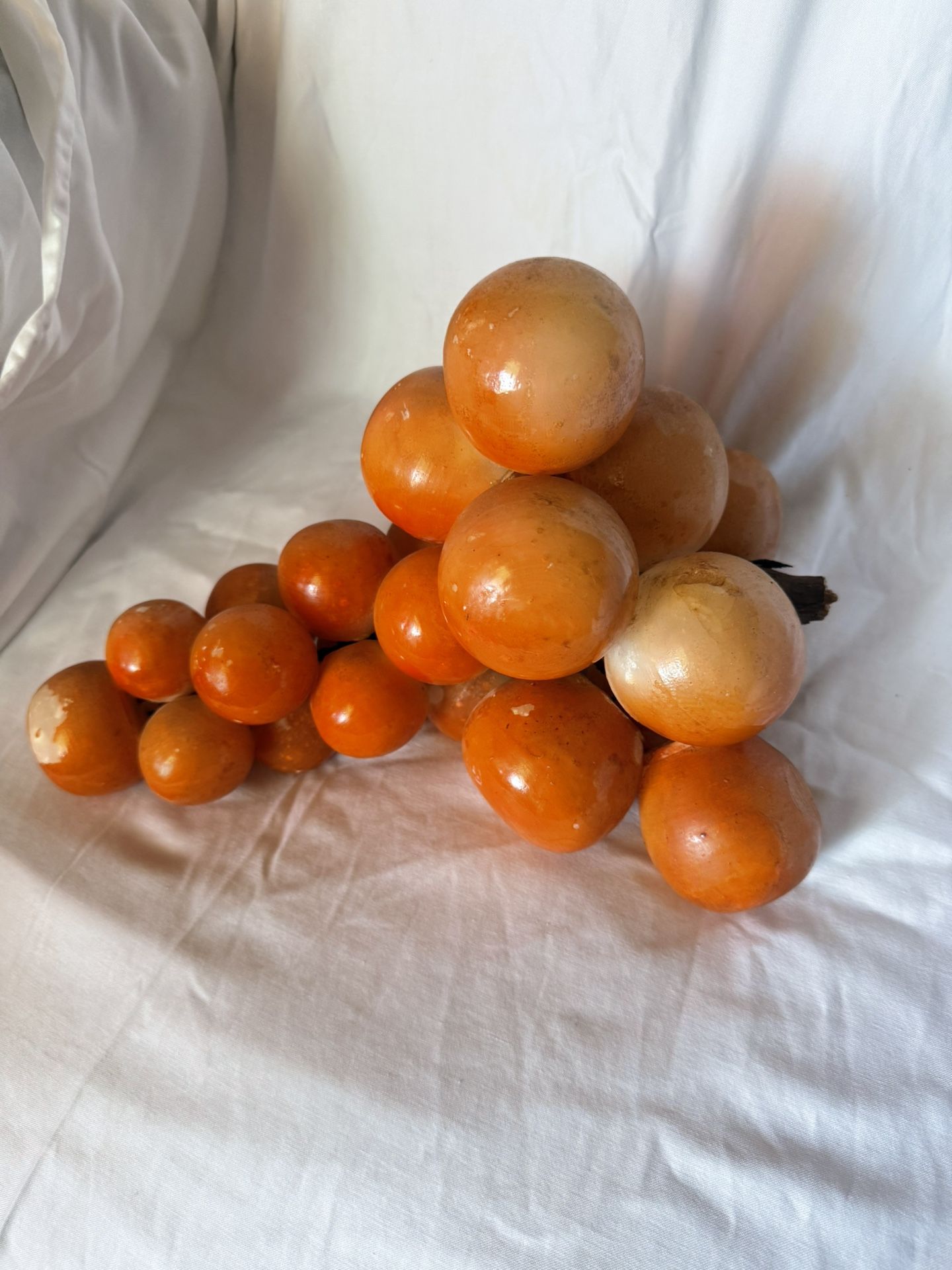 Mid Century Stone Orange grape cluster