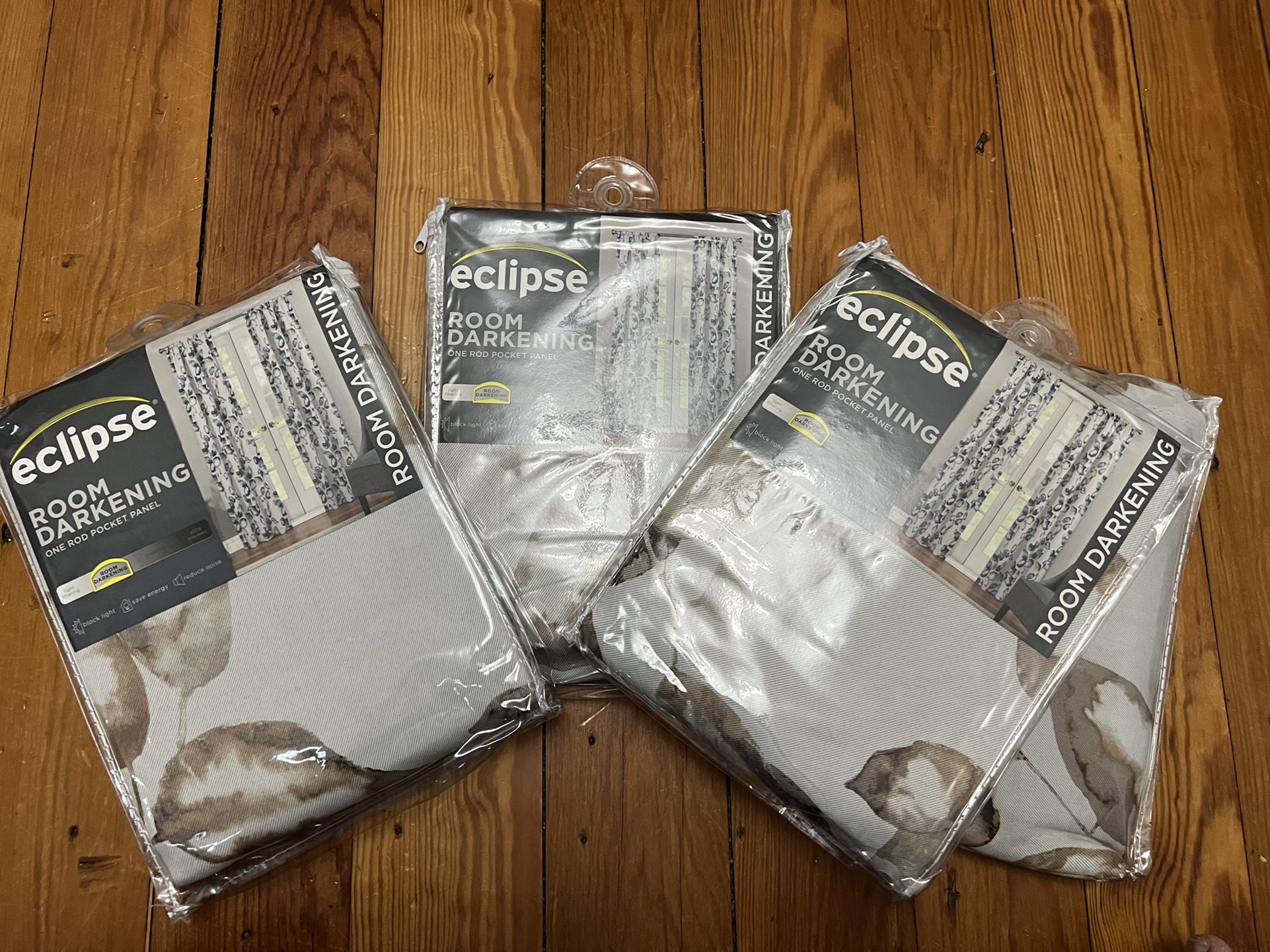 4 Eclipse Room Darkening Pocket Panel Curtains