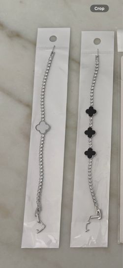 Clover lead Bracelet with diamond