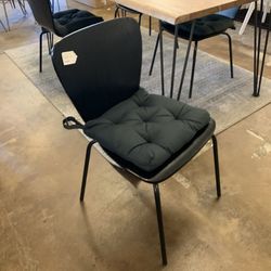 C/B Black MCM Dining Chairs w/ Cushion