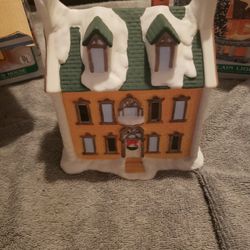 Christmas ceramic house