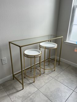 Foyer Table & Side Tables