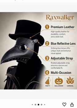 RAXWALKER PLAGUE DOCTOR MASK