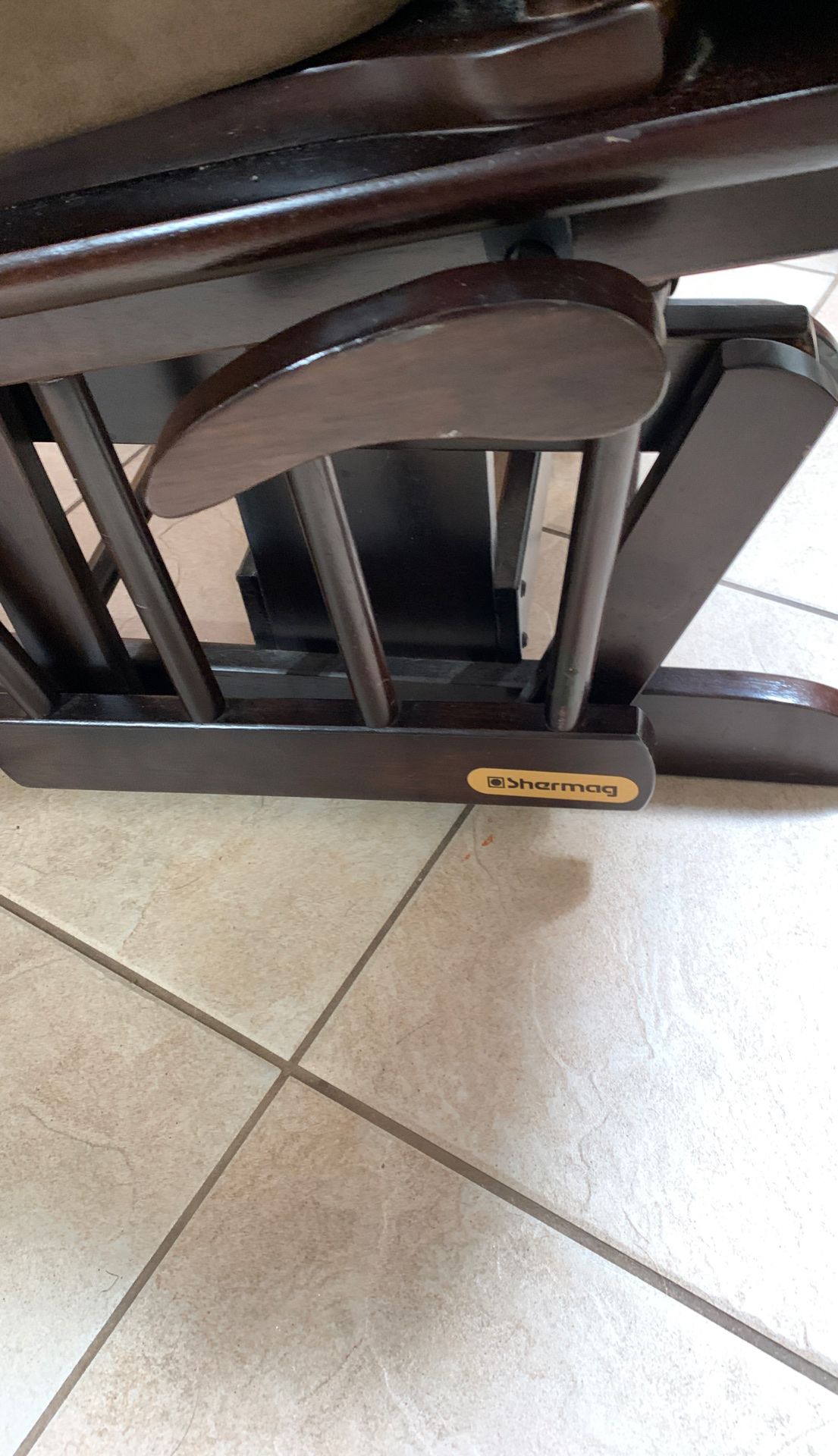 Shermag Rocking Chair Glider and Ottoman for Sale in Kissimmee, FL