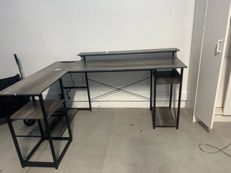 L shaped desk