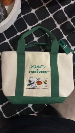Starbucks peanut collab bag