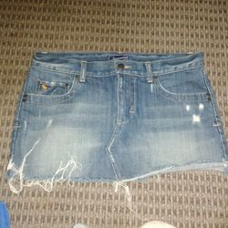 Sz 6 Abercrombie & Fitch Jean Skirt (New!)