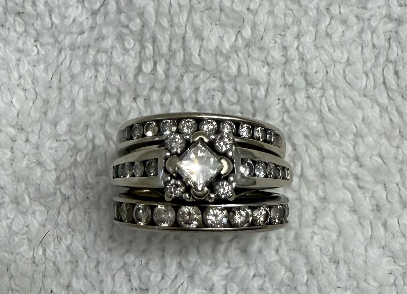 Women's Kay Jeweler’s GDM 14K White Gold Diamond Wedding Ring Set