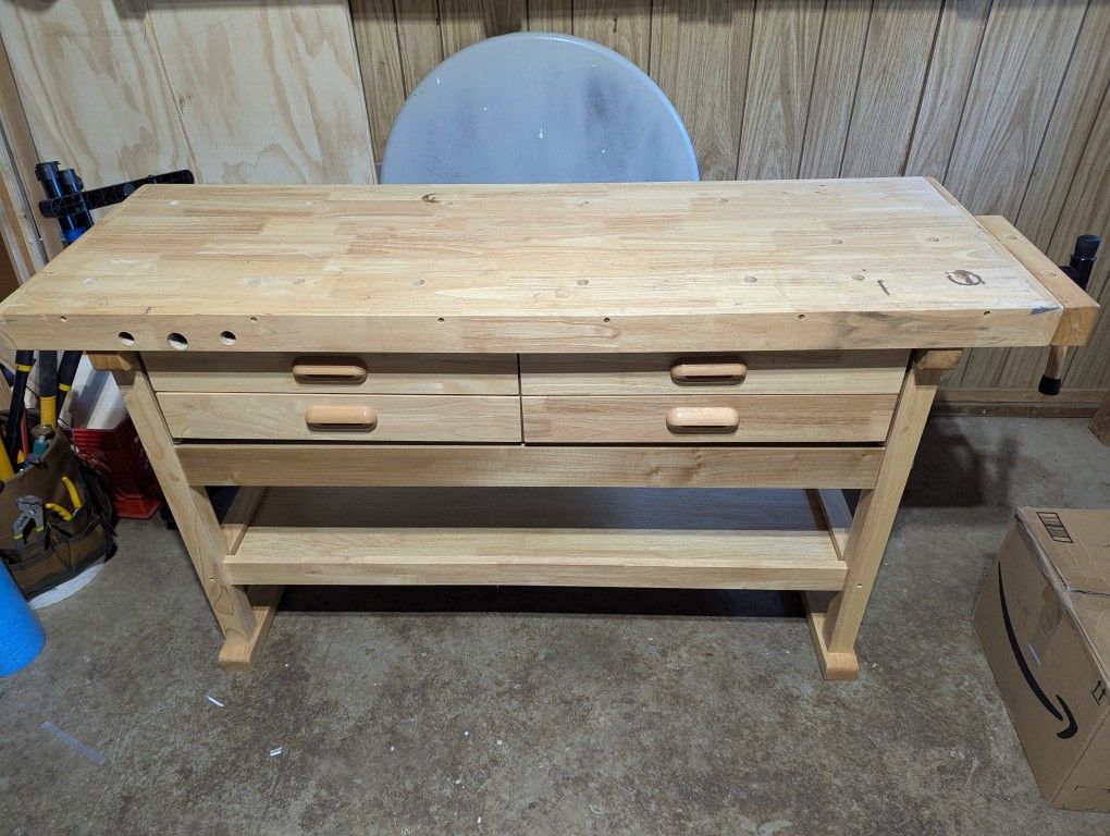 Solid Maple Woodworking Bench