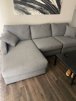 New couch. Hardly used