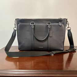 Coach Blue leather Briefcase