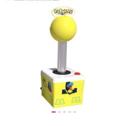 Arcade 1 Up PAC-Man Giant Joystick w/ Game Console & 10 Games