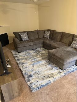 Sofa and Rug