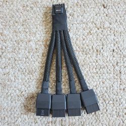 Nvidia RTX 4090 Adapter 4x 8pin PCIe to 16pin(12+4) 12VHPWR Power Cable Straight