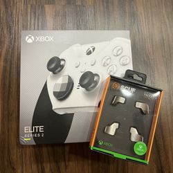 Xbox Elite Core Controller And Scuff Paddles
