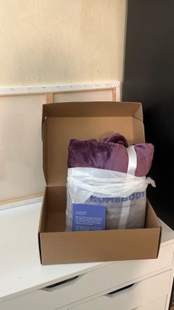 Homebody Weighted Blanket In Plum