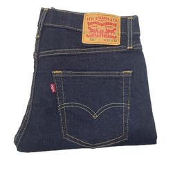 Levi's Men's 511 Slim Fit Jeans In Dark Blue 04511-1042