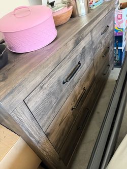Brown wooden dressers $75