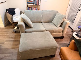 Couch with Ottoman