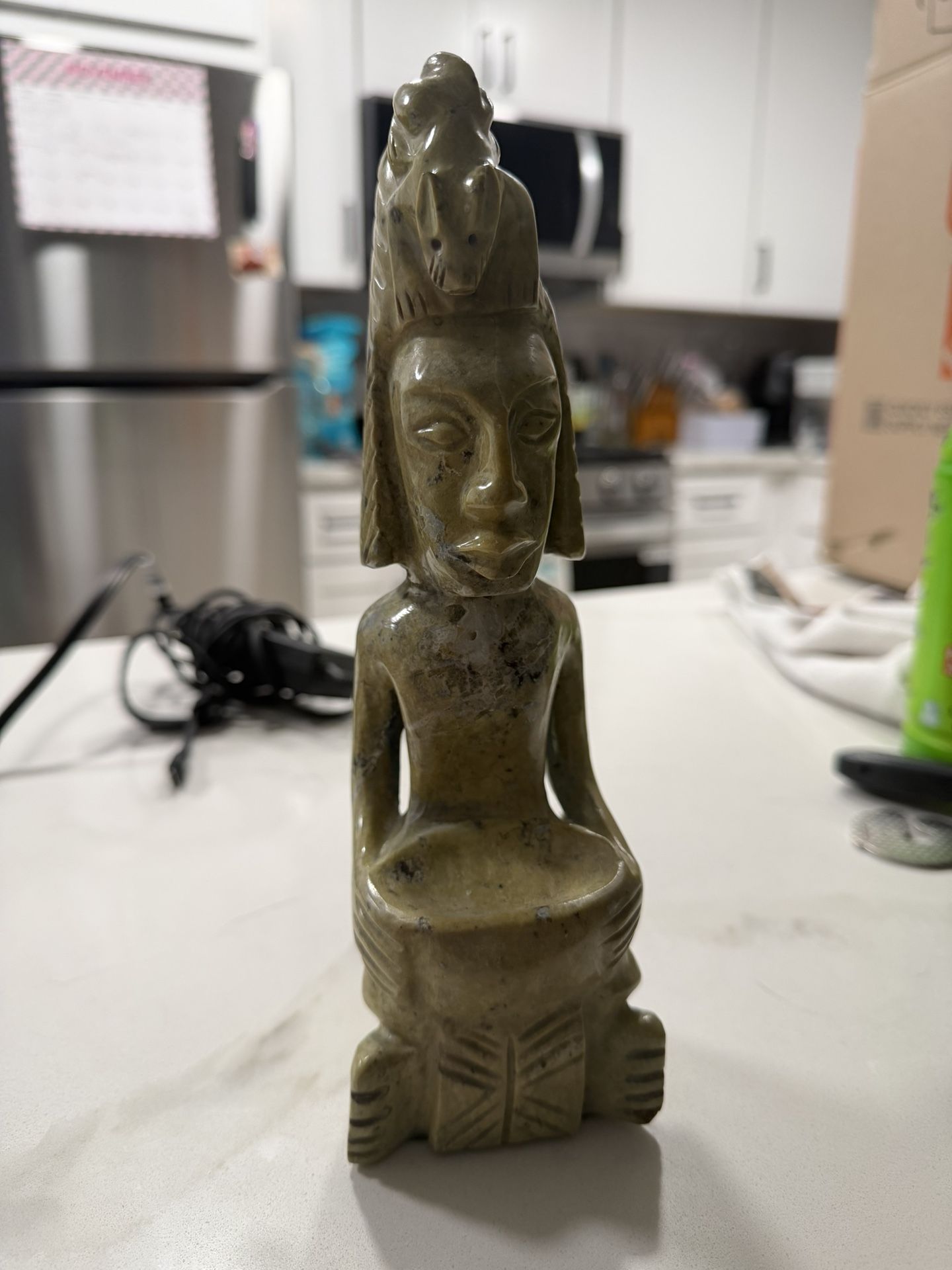 Vintage Aztec Soapstone Figure