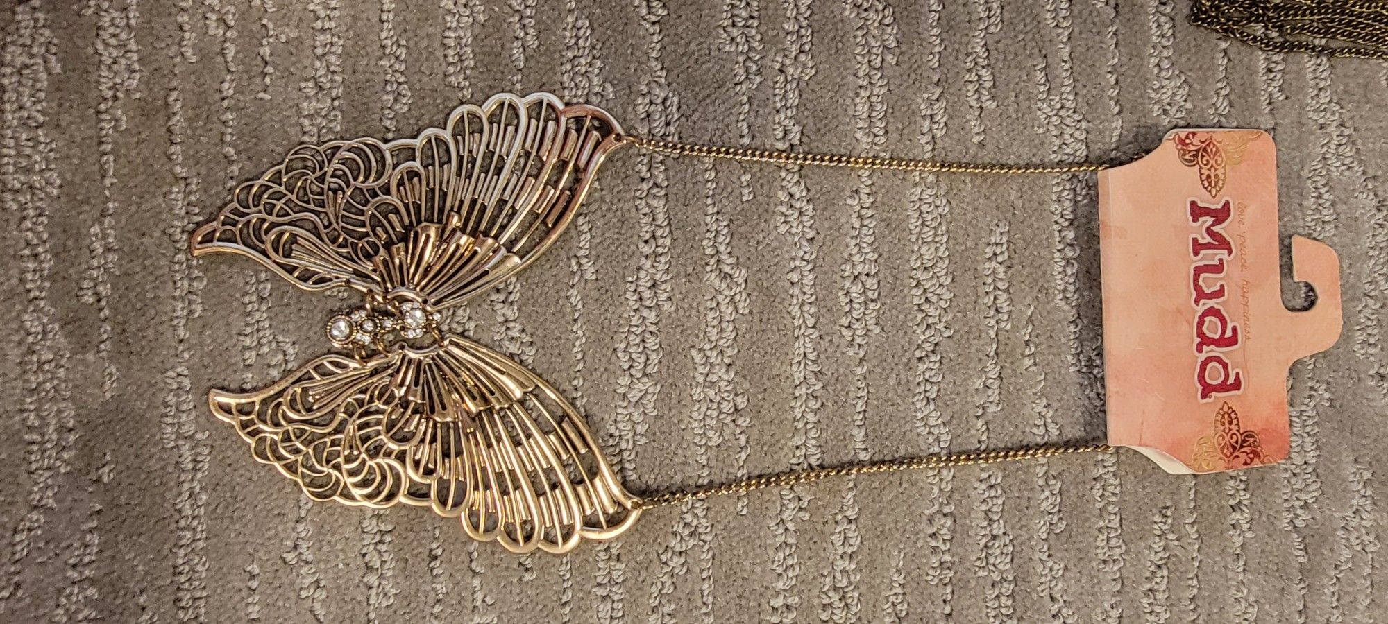 Very Large Butterfly Necklace