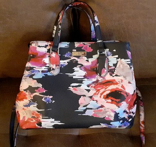 Kate Spade Floral Satchel Handbag! Like New