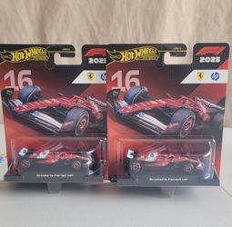 Hot Wheels Premium F1 Scuderia Ferrari HP $12 each 2 for $20