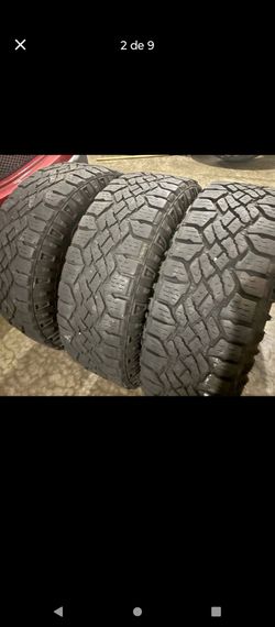 set 3 tires 70% 265/70R17 GOOD YEAR WRANGLER