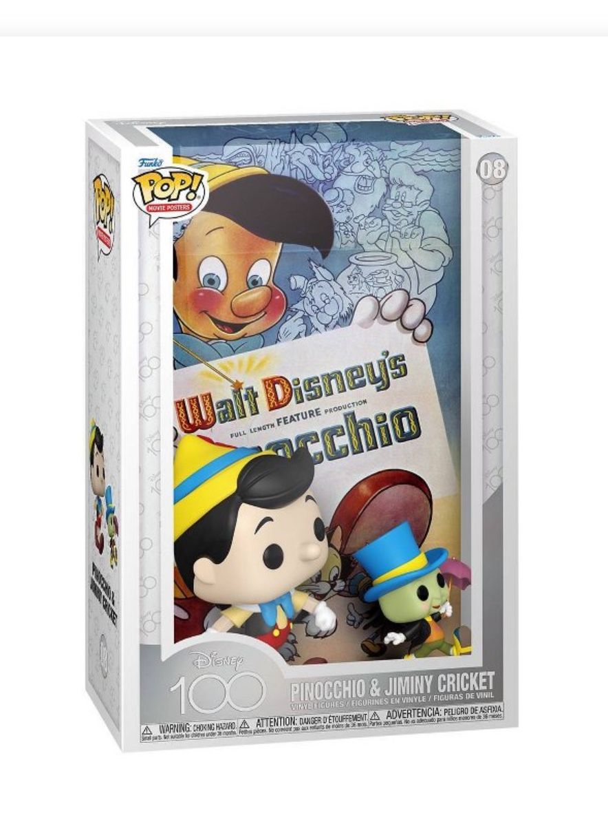 Funko POP! Movie Poster: Disney - Pinocchio & Jiminy Cricket