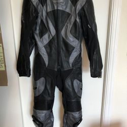 Agvsport One Piece Motorcycle Leathers Size 48 - Pucks, Pads & Kevlar