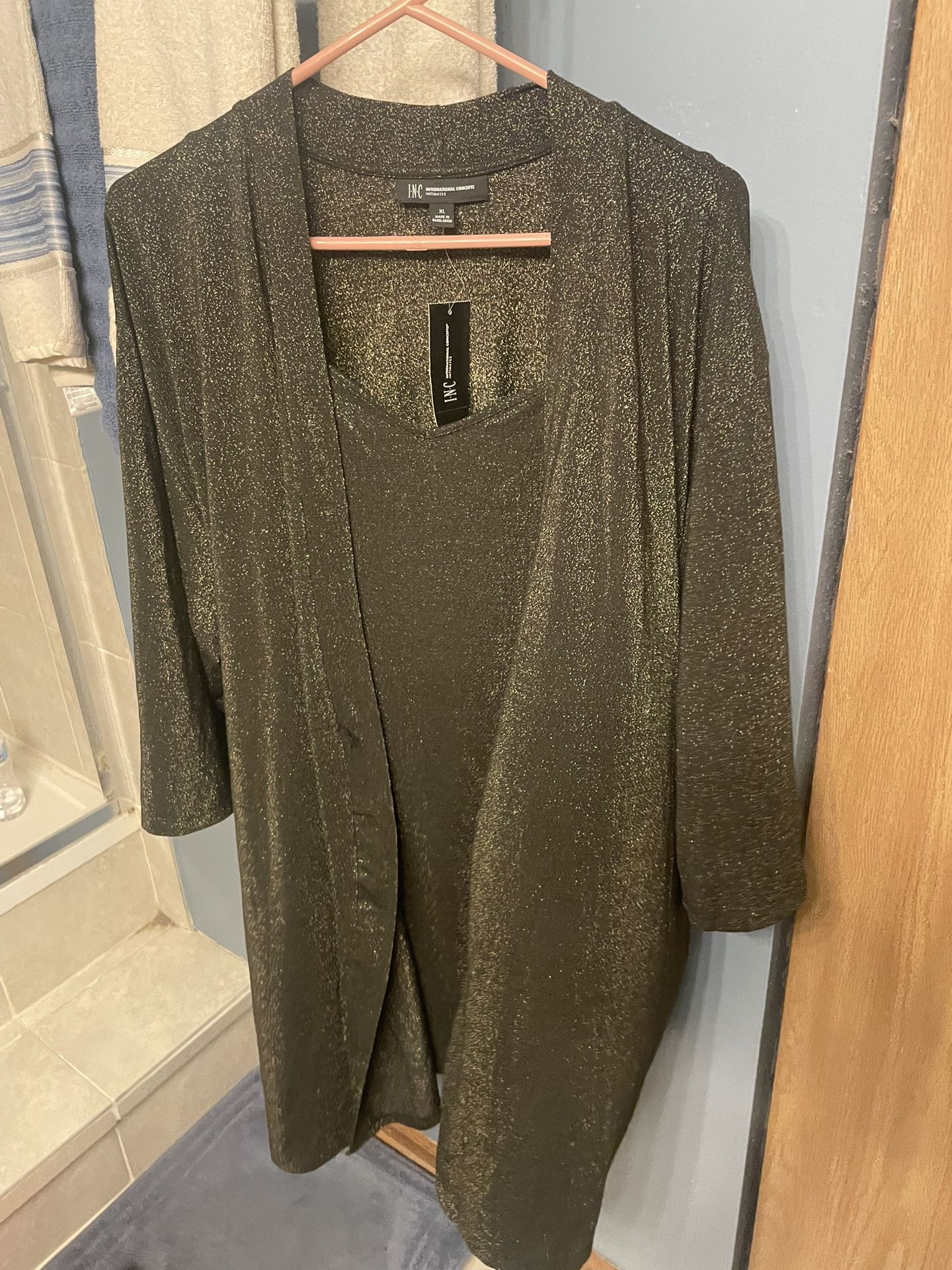 New Pajama And Robe Set Xl Womens 