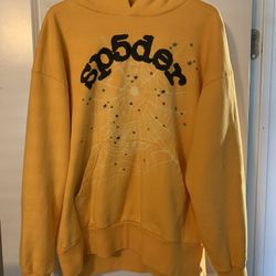 Yellow Sp5der hoodie