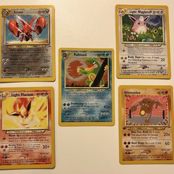 Vintage Rare/Uncommon Pokémon Cards