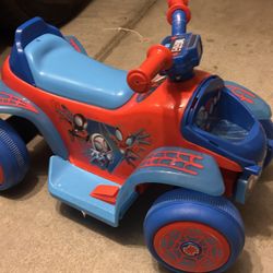 Toddler Spider-Man 4-wheeler 