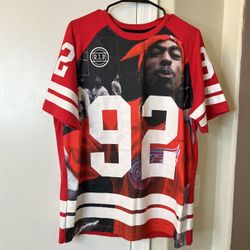 Rare Vintage - Post Game Jersey Style 2pac Bishop Shirt - Size XL