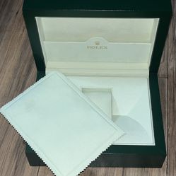 Rolex Green Watch Presentation Box w/Cloth Rolex SA Geneve Suisse 39141.08