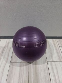 Purple Exercise Stability Ball