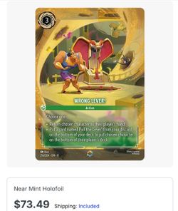 Lorcana enchanted wrong lever!