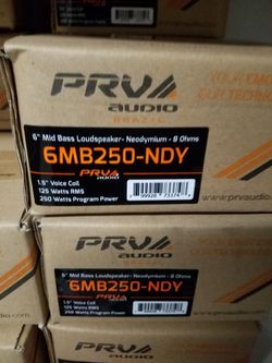 6 prv audio speakers