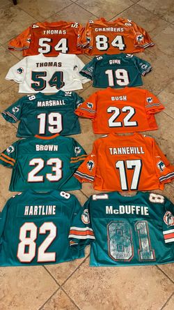 Miami Dolphins  Jerseys $65.00/$85.00 EACH CASH. TEXT FOR PRICES