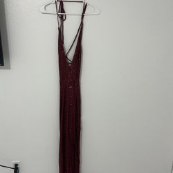 Red Prom Dress Long 