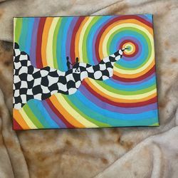 Rainbow Trail Painting