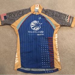 Women’s Wounded Warrior Soldier Ride bicycle jersey - medium 