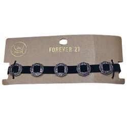 Forever 21 Western Medallian Velvet Chocker Necklace
