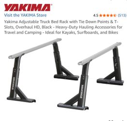 Yakima Outpost HD Rack with 54” crossbars and TopGrip paddle holders
